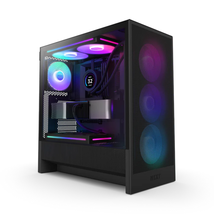 Zonbird NZXT H5 Flow Zwart – Gaming PC met Intel i5 en RTX 5060