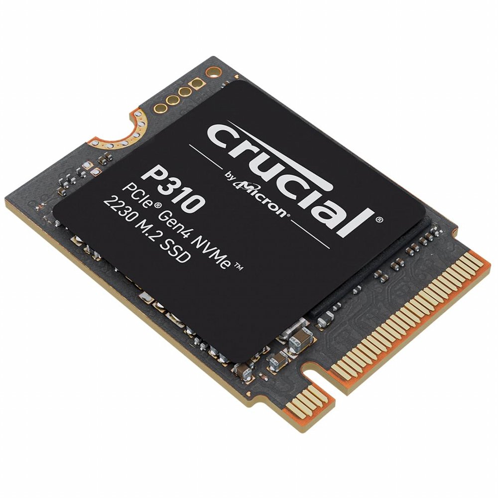 02baba65905d4a6dd51484a0e916a7d9c9872b25bf92d651586b8b26333885f2.jpg Crucial P310 | 1TB NVMe SSD | M.2 30mm | Gen4 | 7.100MB/s Lezen | 6.000MB/s Schrijven - Afbeelding 1