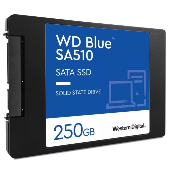 Western Digital Blue SA510 | 250GB SATA SSD | 2.5'' | 555MB/s Lezen | 440MB/s Schrijven - Afbeelding 3