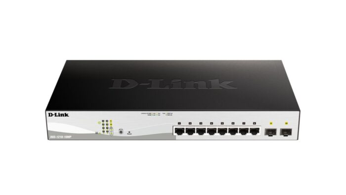 D-Link DGS-1210-10MP/E | Managed L2 Switch | 10 Poorten | Gigabit Ethernet (10/100/1000 Mbps) | PoE - Afbeelding 2
