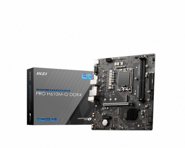 MSI PRO H610M-G | Socket LGA 1700 | Intel H610 | 2xDDR4 | Micro-ATX | Moederbord - Afbeelding 5