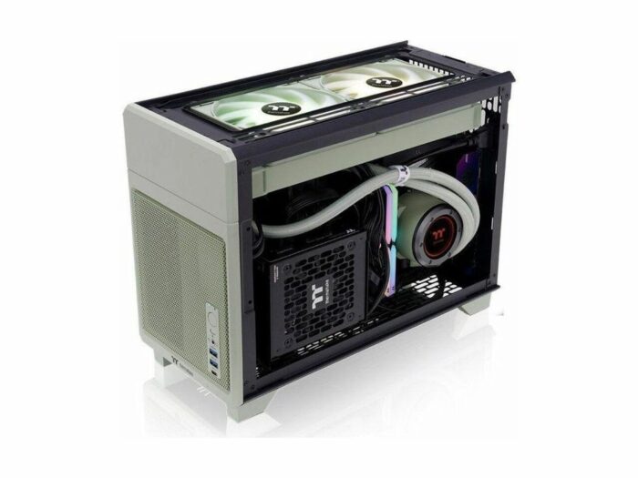 Thermaltake The TR100 | Mini-ITX Case | Matcha Green (CA-11A-00SENN-00) - Afbeelding 2