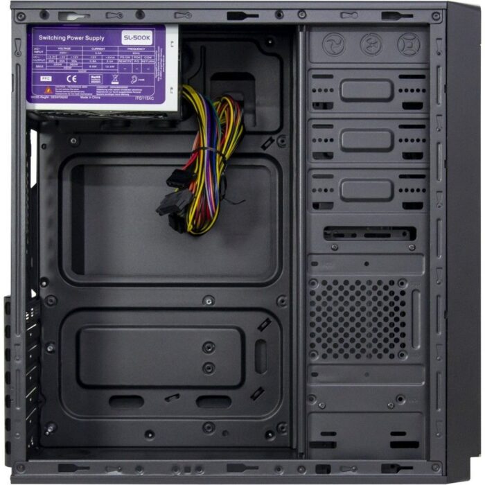 Inter-Tech IT-5916 | Midi Tower Case | 500 Watt Voeding | Zwart - Afbeelding 6
