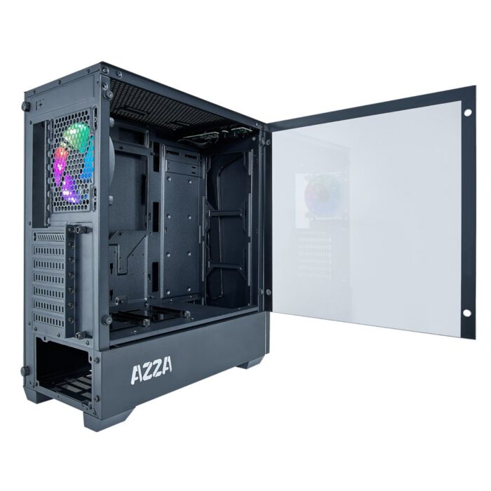 Azza Apollo 430 RGB | Midi Tower Case | Zwart - Afbeelding 6