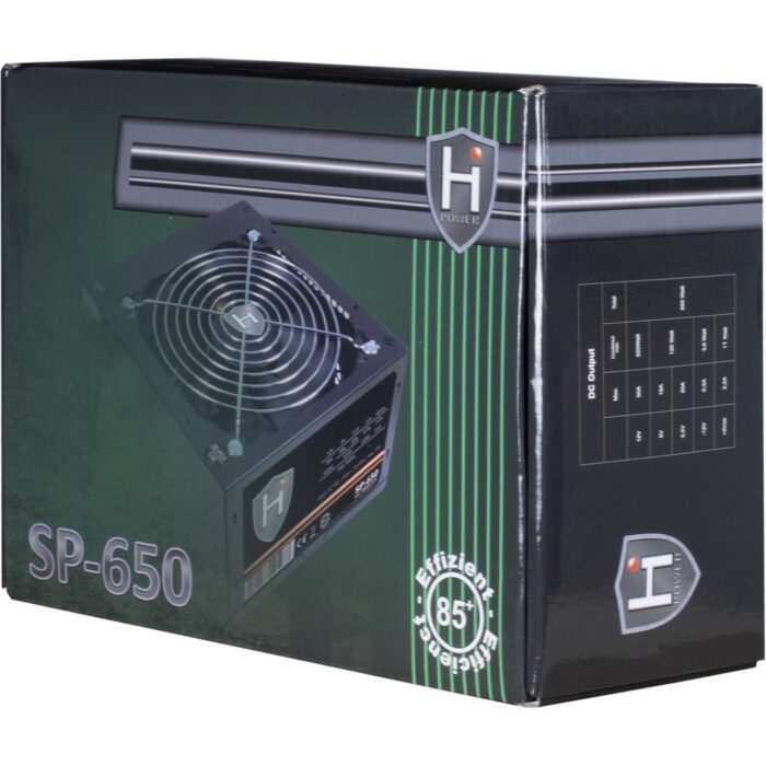 Inter-Tech HiPower SP-650 | 600 Watt ATX PSU | Power Supply | Voeding - Afbeelding 2
