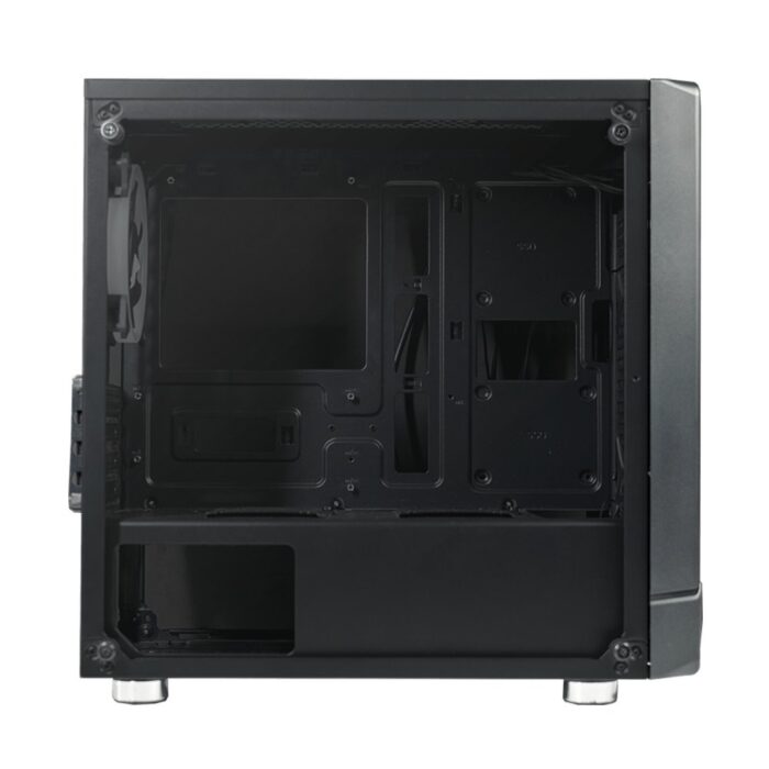 Azza Noir 130 RGB | Micro Tower Case | Zwart | Open Box - Afbeelding 4