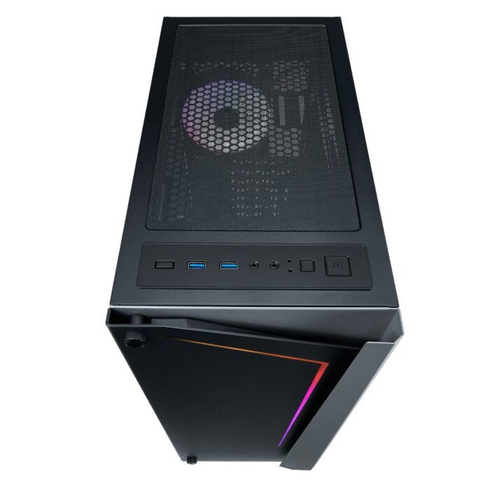 Azza Apollo 430 RGB | Midi Tower Case | Zwart - Afbeelding 2