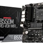MSI B550M PRO-VDH WIFI | Socket AM4 | AMD B550 | 4xDDR4 | Micro-ATX | Moederbord | Returned