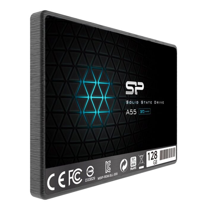 Silicon Power A55 | 128GB SATA SSD | 2.5'' | 460MB/s Lezen | 360MB/s Schrijven - Afbeelding 2