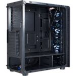 Inter-Tech CXC2 Blue Light | Midi Tower Case | Zwart - Afbeelding 7