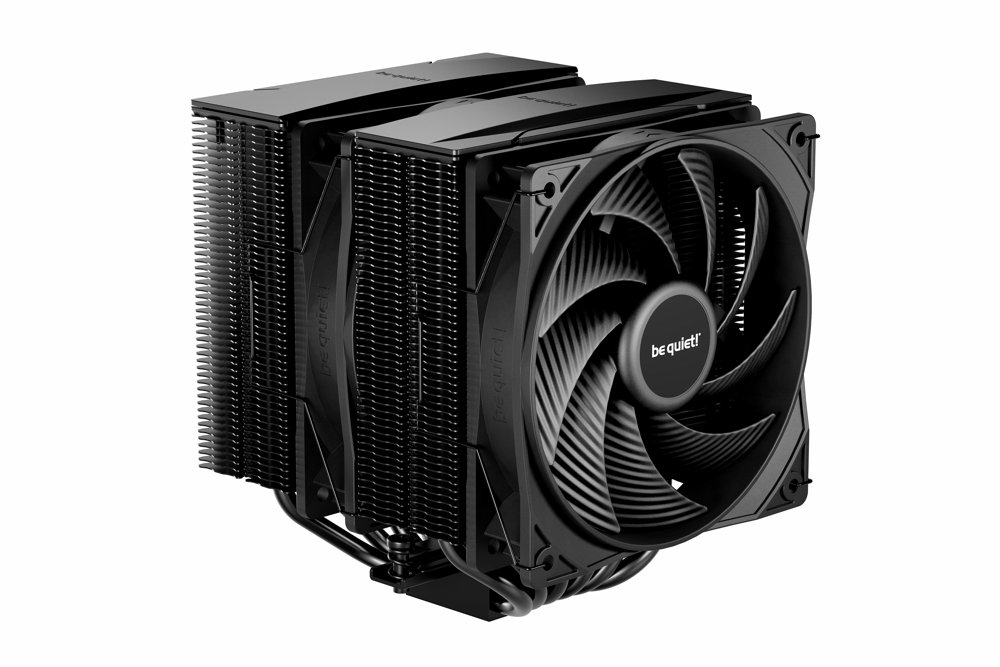 5786de56f646d3bc91fb53eeefe70817c992d096955e8611a685e09fafc2bfcf.jpg be quiet! Pure Rock Pro 3 Black | 250W TDP | 155mm Hoogte | 120mm Fans | CPU Luchtkoeler - Afbeelding 1