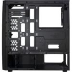 Inter-Tech Thunder Blue Light | Midi Tower Case | Zwart | RENEWED - Afbeelding 5
