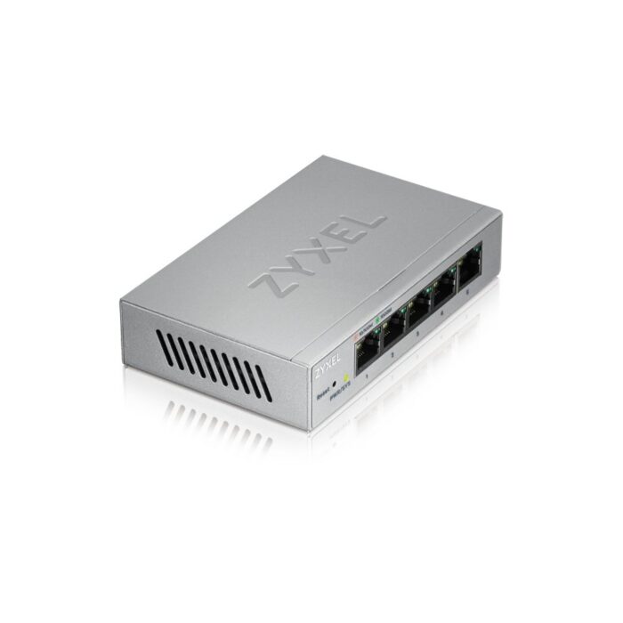 Zyxel GS1200-5 | Managed Switch | 5 Poorten | Gigabit Ethernet (10/100/1000 Mbps) | Zilver - Afbeelding 2