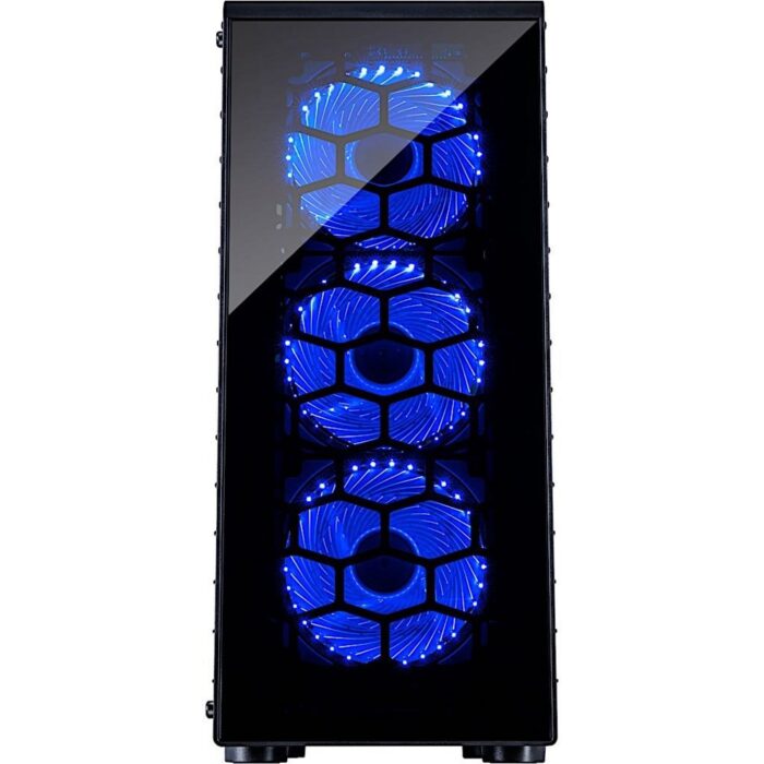 Inter-Tech CXC2 Blue Light | Midi Tower Case | Zwart - Afbeelding 12