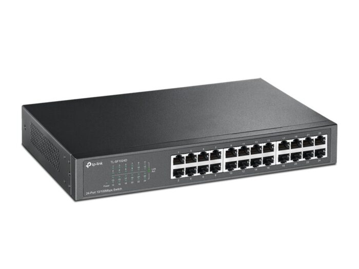 TL-SF1024D | 24-poorts 10/100Mbps Unmanaged Switch | Auto MDI/MDIX | Energie-efficiënt | Rack-monteerbaar | Returned - Afbeelding 4