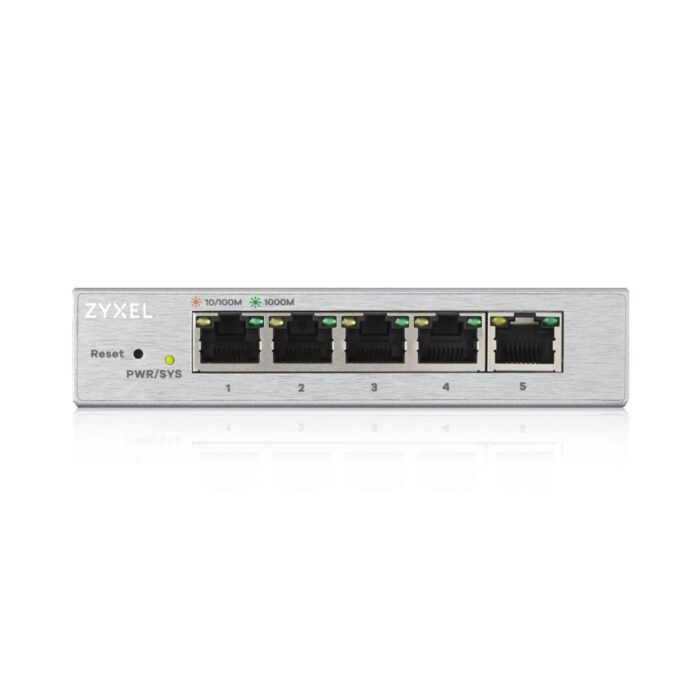 Zyxel GS1200-5 | Managed Switch | 5 Poorten | Gigabit Ethernet (10/100/1000 Mbps) | Zilver - Afbeelding 3