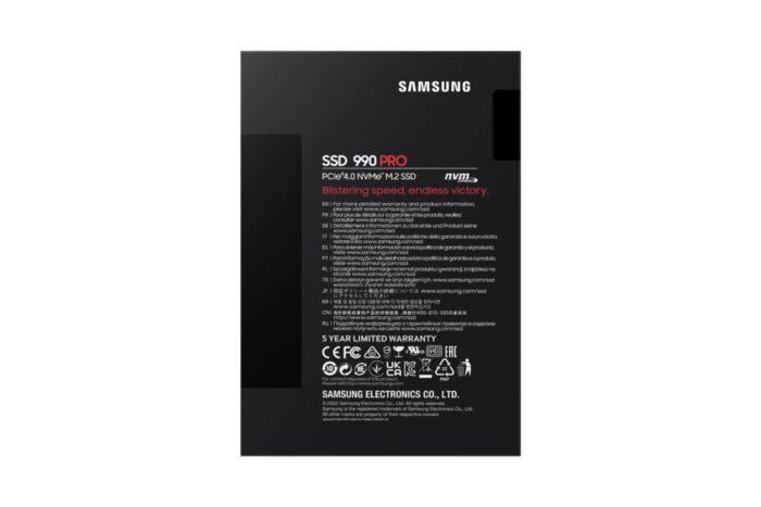 Samsung 990 PRO | 1TB NVMe SSD | M.2 Gen4 | 7.450MB/s Lezen | 6.900MB/s Schrijven - Afbeelding 6