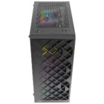 Azza Spectra RGB | Midi Tower Case | Zwart - Afbeelding 3