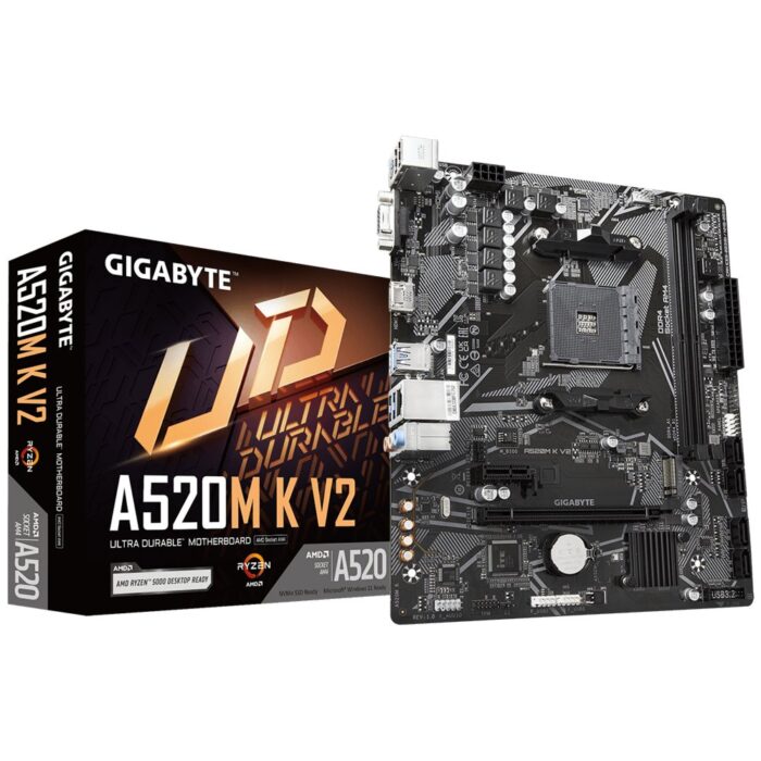 Gigabyte A520M-K V2 | Socket AM4 | AMD A520 | 2xDDR4 | Micro-ATX | Moederbord - Afbeelding 5