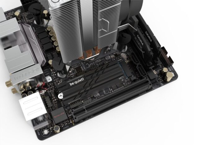 be quiet! MC1 | M.2 SSD Heatsink | Passieve Koeling | Aluminium | Zwart - Afbeelding 2