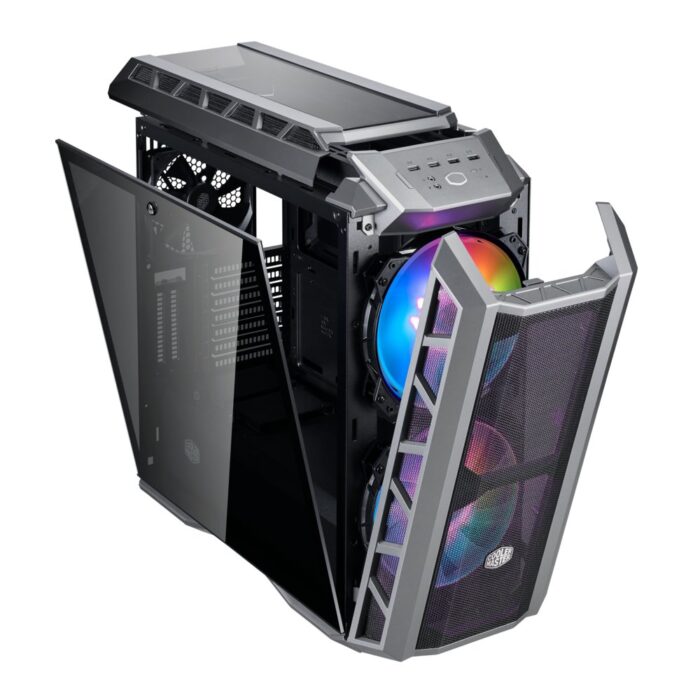 Cooler Master MasterCase H500P Mesh RGB | Midi Tower Case | Grijs - Afbeelding 3