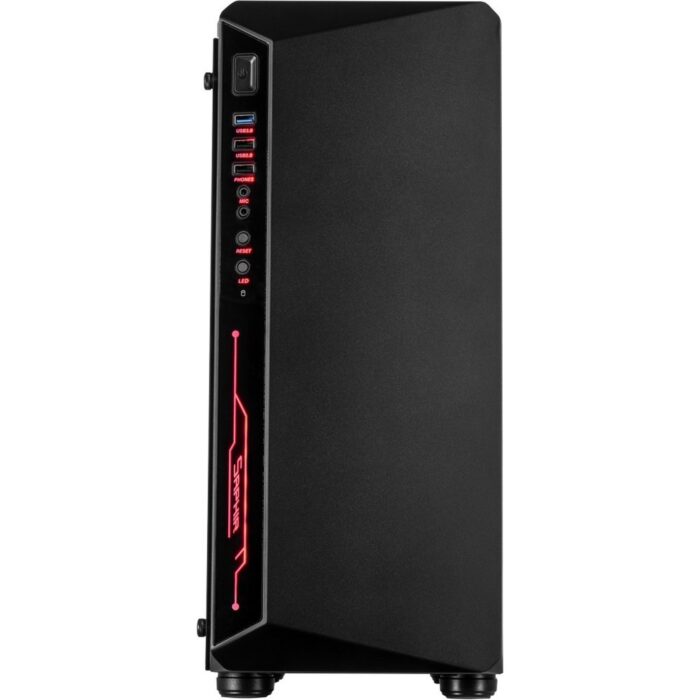 Inter-Tech C-3 Saphir RGB | Midi Tower | Zwart - Afbeelding 7