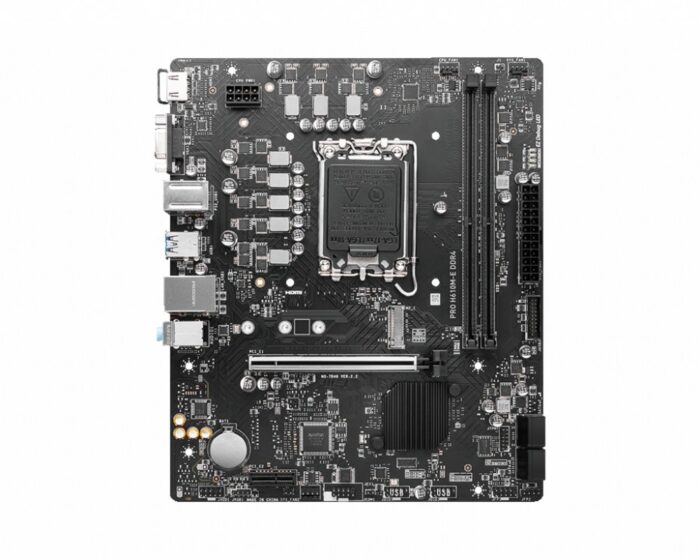 MSI PRO H610M-E | Socket LGA 1700 | Intel H610 | 2xDDR4 | Micro-ATX | Moederbord - Afbeelding 2