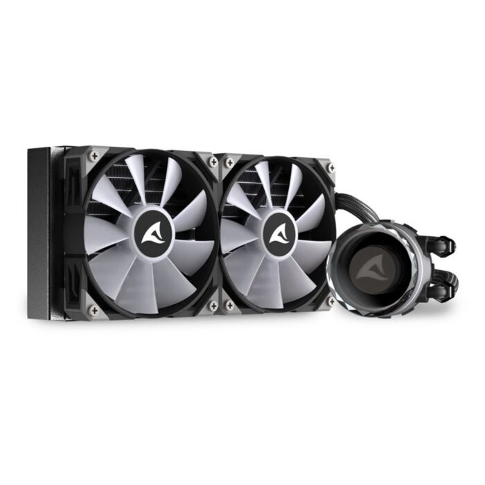Sharkoon S80 RGB 240mm | All-in-One CPU Waterkoeler - Afbeelding 3