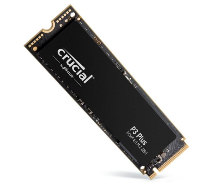 Crucial P3 Plus | 1TB NVMe SSD | M.2 | Gen4 | 5.000MB/s Lezen | 3.600MB/s Schrijven - Afbeelding 2