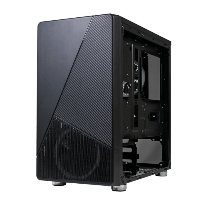 Azza Noir 130 RGB | Micro Tower Case | Zwart | Open Box - Afbeelding 5