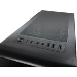 Inter-Tech CXC2 Blue Light | Midi Tower Case | Zwart - Afbeelding 5