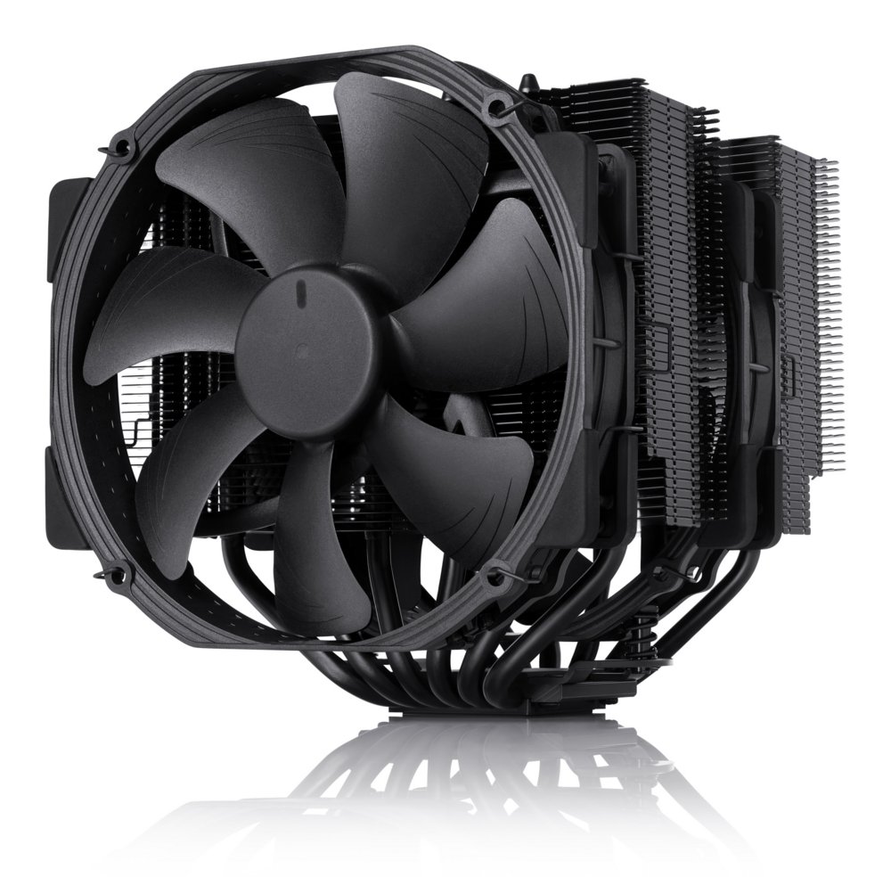 9f6b27649dc64d5e1ae06ff1dc23f63511fd5215774fbdf57c44666b2085d96a.jpg Noctua NH-D15 chromax.black | 250W TDP | 165mm Hoogte | 140mm Fans | CPU Luchtkoeler - Afbeelding 1