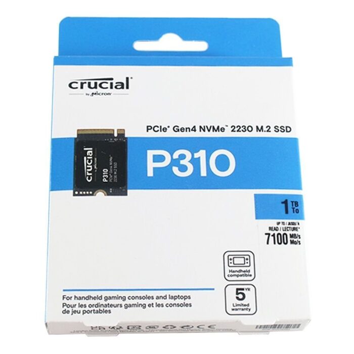 Crucial P310 | 1TB NVMe SSD | M.2 30mm | Gen4 | 7.100MB/s Lezen | 6.000MB/s Schrijven - Afbeelding 4