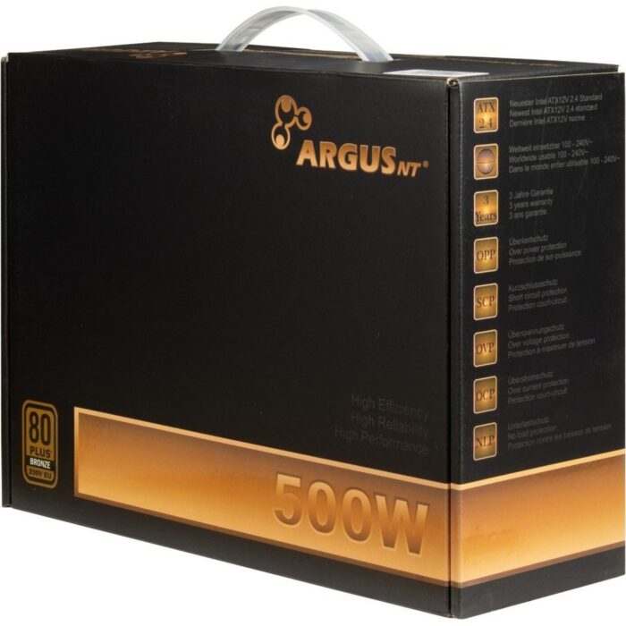 Inter-Tech ArgusNT BPS-500 | 500 Watt Bronze ATX PSU | Power Supply | Voeding - Afbeelding 5
