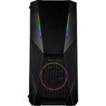Inter-Tech IT-3303 Hornet RGB | Midi Tower Case | Zwart - Afbeelding 2