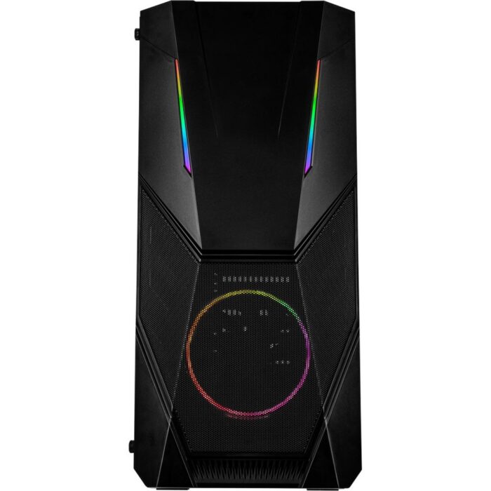 Inter-Tech IT-3303 Hornet RGB | Midi Tower Case | Zwart - Afbeelding 2