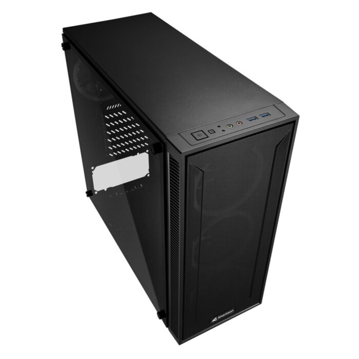 Sharkoon TG4M RGB | Midi Tower Case | Zwart - Afbeelding 3