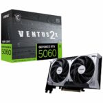 MSI GeForce RTX 5060 Ventus 2X OC | 8GB GDDR7 | DLSS 4 | Videokaart | Nvidia GPU - Afbeelding 2