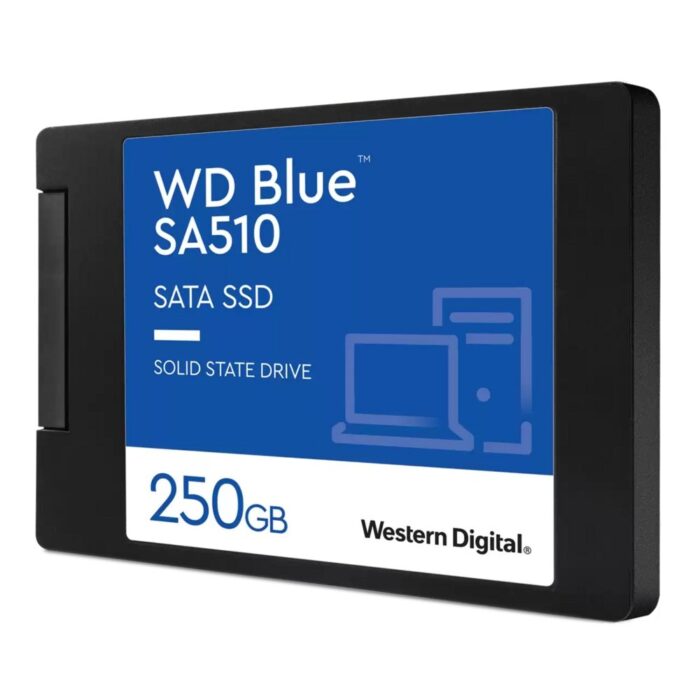 Western Digital Blue SA510 | 250GB SATA SSD | 2.5'' | 555MB/s Lezen | 440MB/s Schrijven - Afbeelding 2