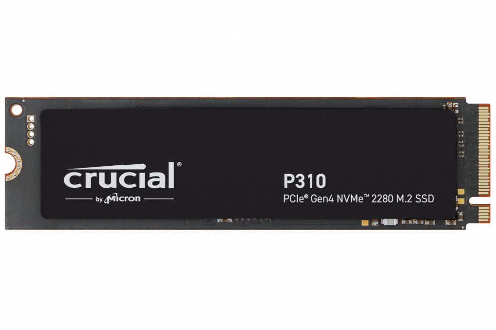 cc1a7f65c5d7dfde59b7585e8091058f535403d4c301a2fe97690d9cbbc6ad2a.jpg Crucial P310 | 1TB NVMe SSD | M.2 | Gen4 | 7.100MB/s Lezen | 6.000MB/s Schrijven - Afbeelding 1
