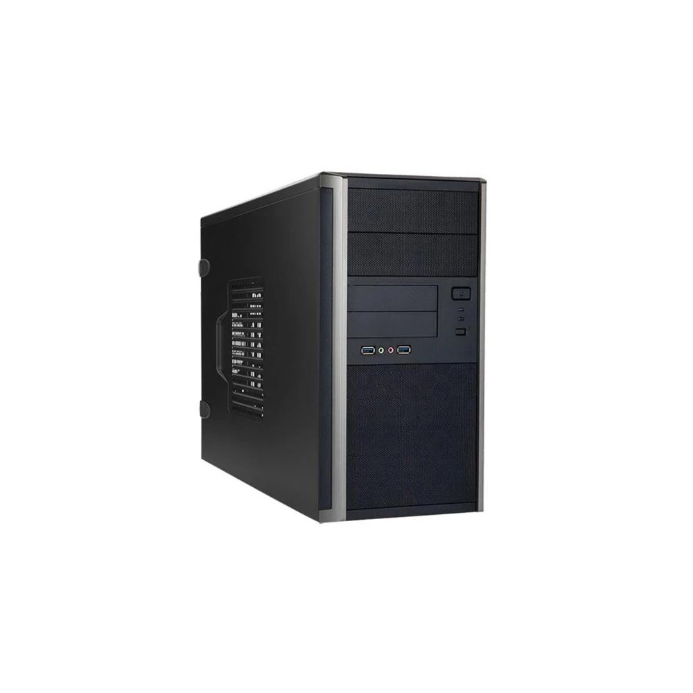 d51559298cea02648d2b078a577c2f50ab692199bbbc738262c1b1068aefbd73.jpg InWin EM035 | M-ATX Behuizing | Inclusief 350W PSU | Real Watt | Zwart - Afbeelding 1