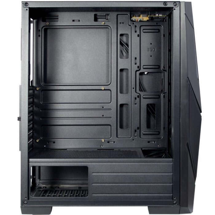 Inter-Tech IT-3303 Hornet RGB | Midi Tower Case | Zwart - Afbeelding 5