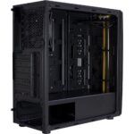 Inter-Tech Thunder Blue Light | Midi Tower Case | Zwart | RENEWED - Afbeelding 4