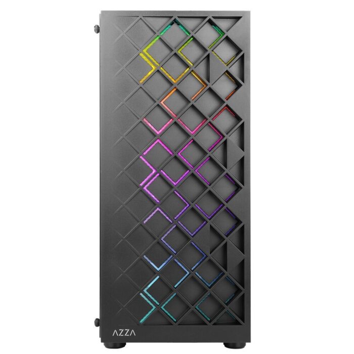 Azza Spectra RGB | Midi Tower Case | Zwart - Afbeelding 2