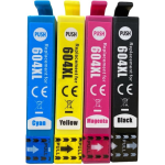 604XL set Zwart met alle Kleuren geschikt voor Epson Expression Home XP-2200, XP-2205, XP-3200, XP-3205, XP-4200